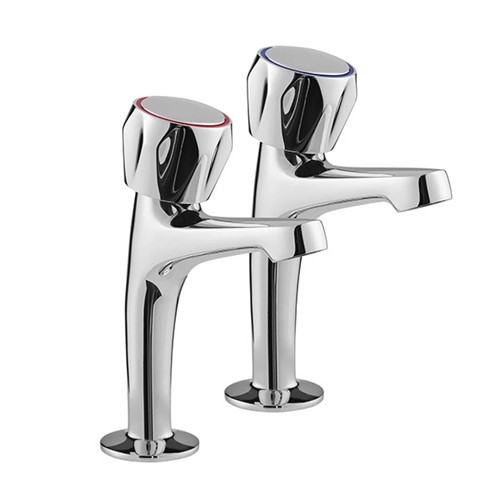 Deva Vitality Round Sink Taps Chrome - VR103
