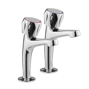 Deva Vitality Round Sink Taps Chrome - VR103