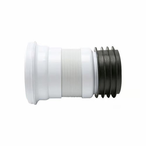 Fluidmaster Euroflo 200-350mm Short Extender Pan Connector White - ZB38306