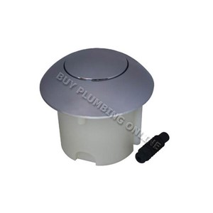 Thomas Dudley Dome Single Flush Push Button for Pushflo Cisterns Chrome - 316562