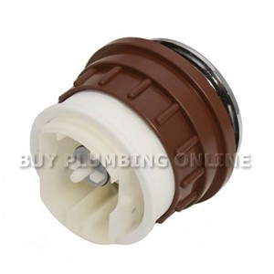 Dudley Vantage Single Flush Concealed Cistern with 73.5mm Chrome Plated Round Button - 319787