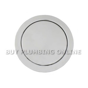 Dudley Vantage Single Flush Concealed Cistern with 73.5mm Chrome Plated Round Button - 319787