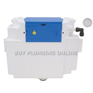 Dudley Vantage Single Flush Concealed Cistern with 73.5mm Chrome Plated Round Button - 319787