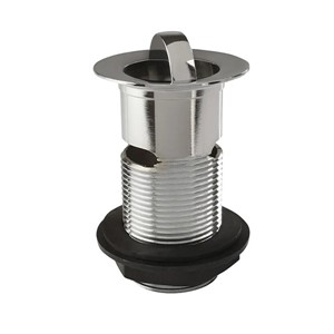 Epson Brass Body Slotted Flipover Basin Waste - Chrome