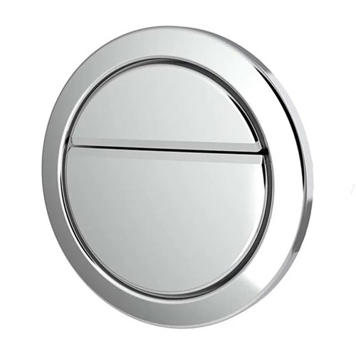 Dudley Geo 73.5mm Dual Flush Pushbutton Chrome - 372937