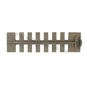 Dunsley Highlander Stove Upper Grate Bar Chrome Iron - 02107