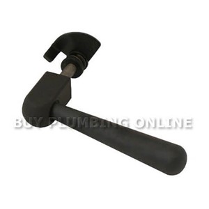 Dunsley Highlander Solo Stove Black Door Lever Handle Assembly - 02370