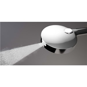 Inspiration 3 Function 120mm Shower Head with Blade Jet Chrome / White - IX100001CP