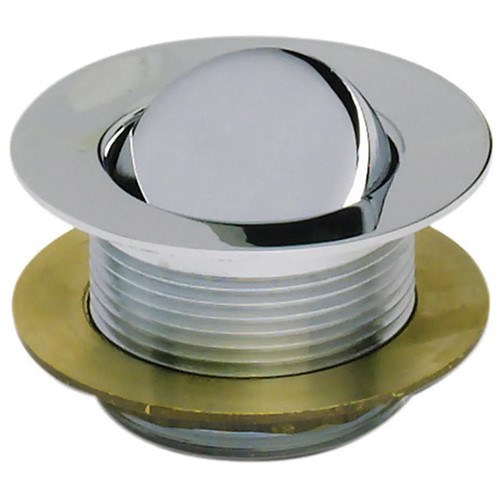 Embrass Peerless 1 1/2" Bath Flip Plug Soild Tail Waste Chrome - 201979