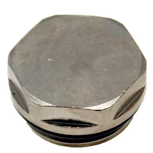 Embrass 1/2" Directional Air Vent Plug Chrome - 313575