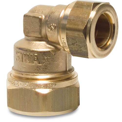 Express Compression Brass Reducing Elbow 15 x 12mm