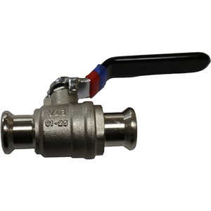 Flowflex Press 15mm Lever Arm Ballvalve - Chrome