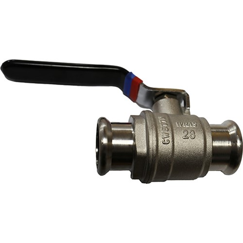 Flowflex Press 28mm Lever Arm Ballvalve - Chrome