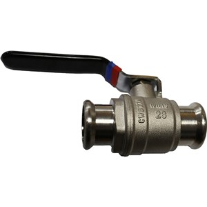 Flowflex Press 28mm Lever Arm Ballvalve - Chrome