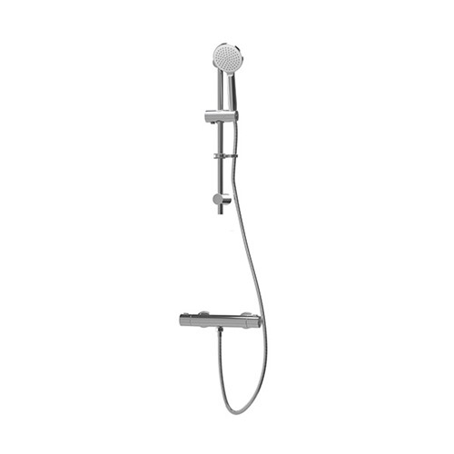 Express Enzo Thermostatic Shower with Round Riser Kit - Chrome
