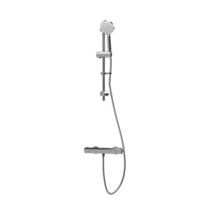Express Enzo Thermostatic Shower with Round Riser Kit - Chrome