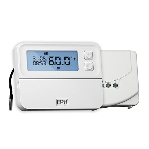 EPH Digital RF Programmable Cylinder Thermostat & Receiver - CP4-HW-OT