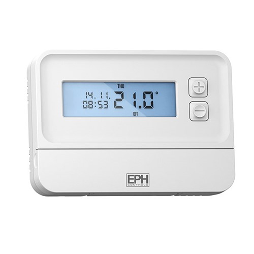 EPH Mains Operated Digital Programmable Room Thermostat - CP4M