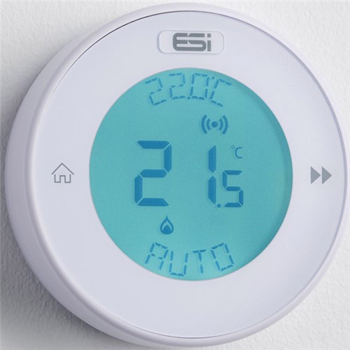 ESI Cirrus Hard Wired + OpenTherm Programmable Room Thermostat - White - ESRTP8-W