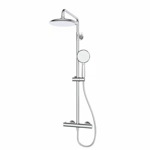Roca Mitos Dual Outlet Thermostatic Mixer Shower & Kit - Chrome