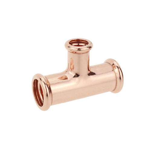 Flowflex Copper Press 22 x 22 x 15mm Reduced Branch Tee