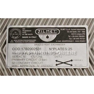 Firebird Boiler Combi 25 Plate Heat Exchanger - ACC025PHE