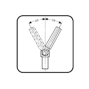 Bahco 9 piece Metric Long Ball End Hex L-Key Set - BE-9770