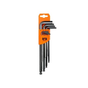 Bahco 9 piece Metric Long Ball End Hex L-Key Set - BE-9770