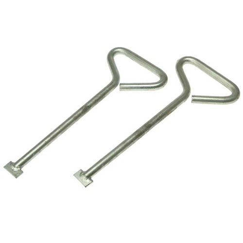 Monument 150mm (6") Manhole Cover Lift Keys (Pack 2) - MLK06