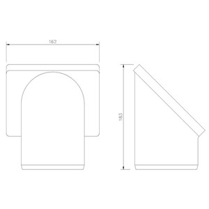 Floplast Underground Drainage PVC Square Rodding Point - Spigot