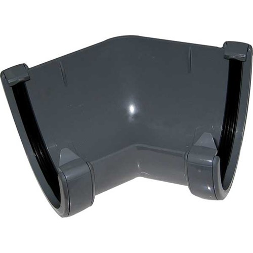 Floplast Hi-Cap 115mm Rainwater 135 degree Angle - Anthracite
