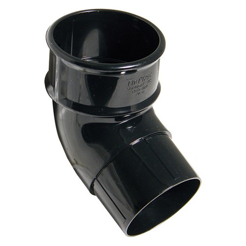 Floplast 68mm Round Downpipe 112.5 Degree Offset Bend - Brown