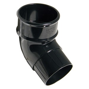 Floplast 68mm Round Downpipe 112.5 Degree Offset Bend - Brown