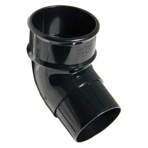 Floplast 68mm Round Downpipe 112.5 degree Offset Bend - Grey