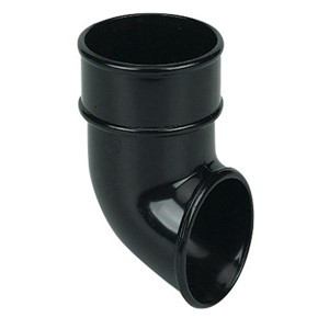 Floplast 68mm Round Downpipe Shoe - White