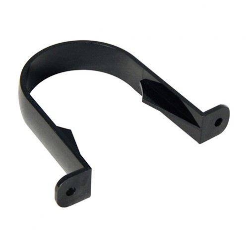 Floplast 68mm Round Pipe Clip - Black - RC1