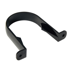 Floplast 68mm Round Pipe Clip - Black - RC1