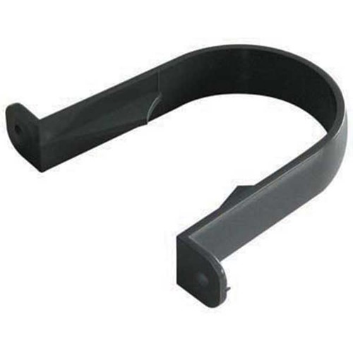 Floplast 68mm Round Downpipe Pipe Clip - Grey