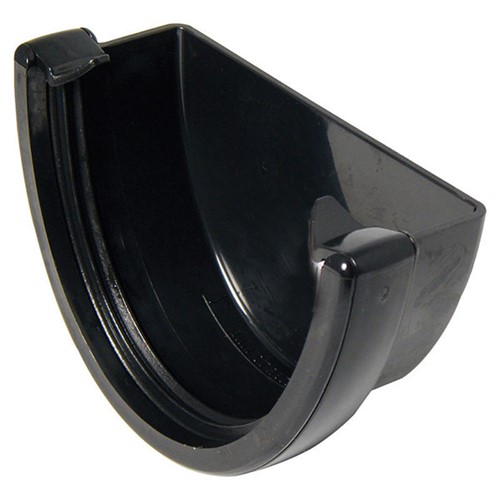 Floplast Hi-Cap 115mm External Stopend - Brown