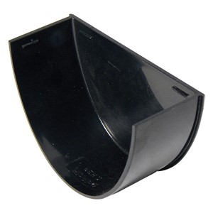 Floplast Hi-Cap 115mm Internal Stopend - Black - REH2