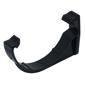 Floplast Half Round 112mm Fascia Bracket - Black - RK1