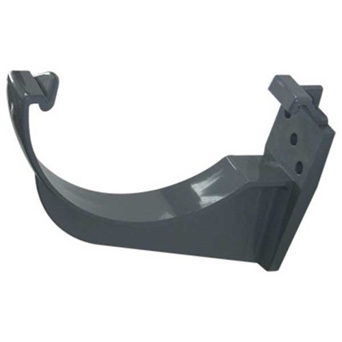 Floplast Half Round 112mm Rainwater Fascia Bracket - Grey
