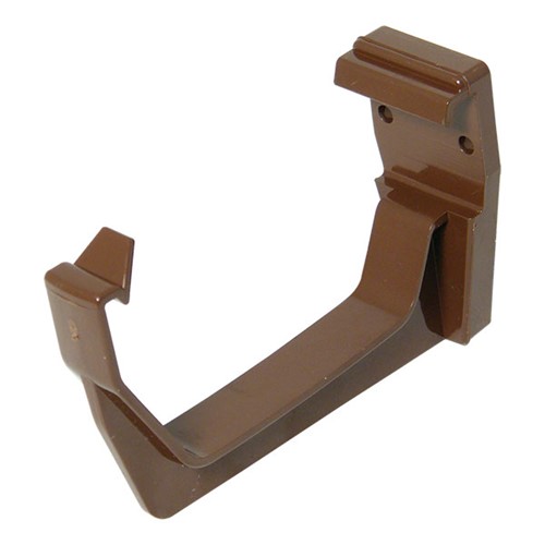 Floplast Square Line 114mm Rainwater Fascia Bracket - Brown - RKS1