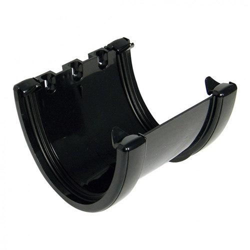 Floplast Hi-Cap 115mm Union Bracket - Black - RUH1