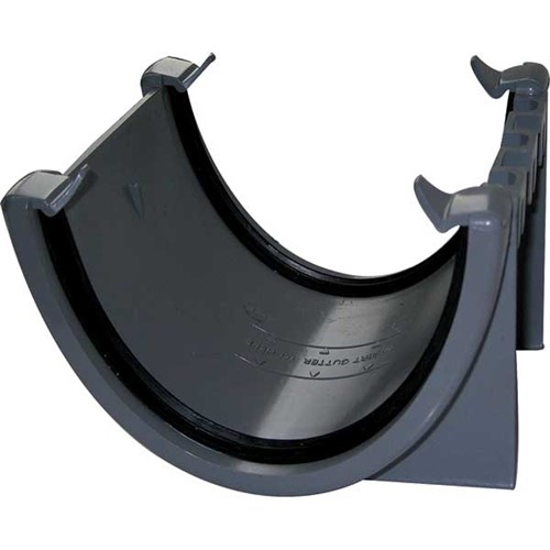 Floplast Hi-Cap 115mm Rainwater Union Bracket - Anthracite