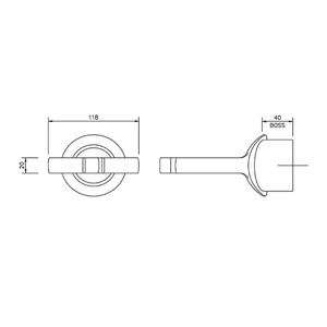 Floplast Ring Seal Soil Side Clip Strap Boss - Black