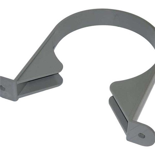 Floplast Ring Seal Soil Pipe Clip Bracket - Grey