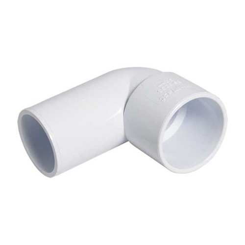 Floplast ABS Solvent Weld 32mm 92.5 degree Swivel Bend - White - WS26