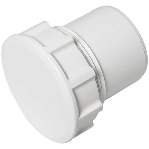 Floplast ABS Solvent Weld 32mm Access Plug - White