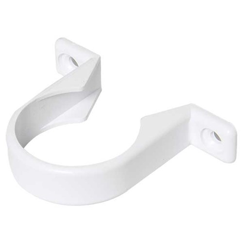 Floplast ABS Solvent Weld 40mm Pipe Clip - White